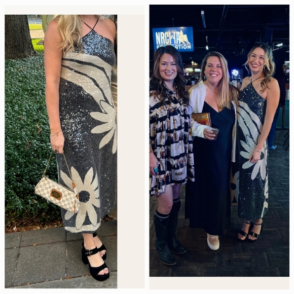 Farm Rio Sequin Maxidress - Picture 3 of 7